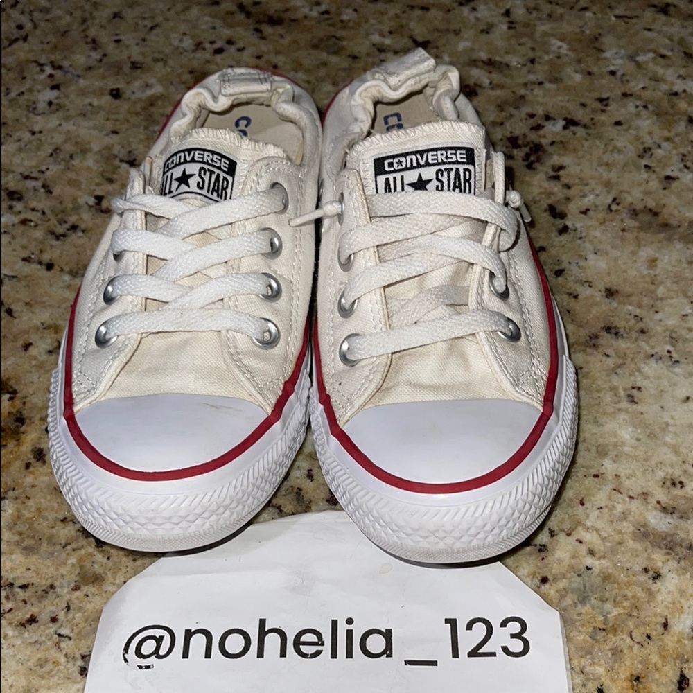 White Converse Shoreline